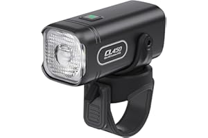 towild CL450 Luci Bici,95g Luce Anteriore Bicicletta da Strada di Dimensioni Compatte,Faro Bici 450 Lumen con 5 modalità di Illuminazione,Carica USB-C Luce Ciclismo IPX6 Fino a 7 Ore di Autonomia