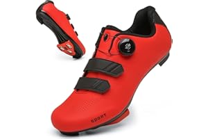 LAKEROM Cycling Shoes for Men Women Luminous Road Cycling Riding Shoes Peloton Shoes Breathable Cleat Compatible SPD Look Delta Indoor Cycling Shoes