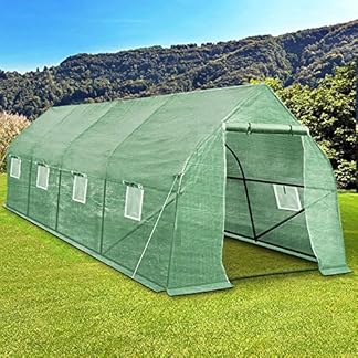 Deuba Gewächshaus 7m² Foliengewächshaus Treibhaus Tomatenhaus PE
