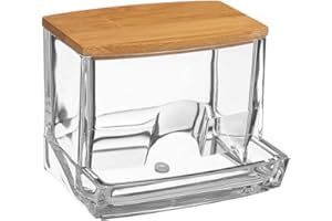 5 FIVE SIMPLY SMART 5five - wattestäbchen-spender "selena" bambus