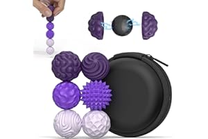JINYJIA Palline Magnetiche Anti-Stress 6 pezzi, Giocattoli Magnetiche Pallina Antistress in Silicone, Fidget Toys Adulti e Bambini,Viola Palline Magnetiche Antistress