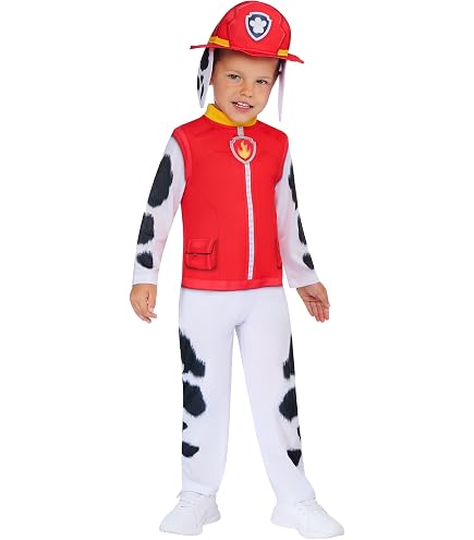 Déguisement Officiel Paw Patrol Chase – Combinaison + Masque Enfant 4-6 Ans