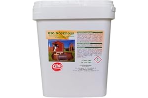 CLIM PROFESIONAL Activador enzimático biológico de fosas sépticas y depuradoras. Pack 5 kg. Degradación de materia orgánica, grasas, detergentes y celulosa en arquetas o fosas sépticas