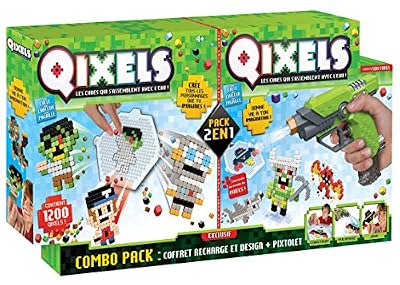 Asmokids Kanaï Kids - KK87082 - Combo Pixtolet Et Kit Design Classique Qixels