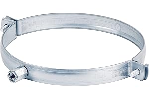 STEINBERG14 160mm Collier de Serrage en Acier Galvanisé - Pour Tube/Tuyau De Ventilation