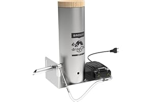 ‎BROWIN Browin Rauchgenerator DragON Jet 1 mit Pumpe 330143 | Kaltrauchgenerator aus Edelstahl | für jeden Räucherofen | innovative Düse | Perfekter Rauchgenuss für exquisite Geschmackserlebnisse