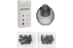 ZAREPCHRISTLONYX Phonak Hearing Aid Domes,Hearing Aids Domes for Phonak,20 pcs Phonak Vented 4.0 Hearing Aid Domes Phonak Hearing aid Accessories Medium Size(0.35inch=9mm)
