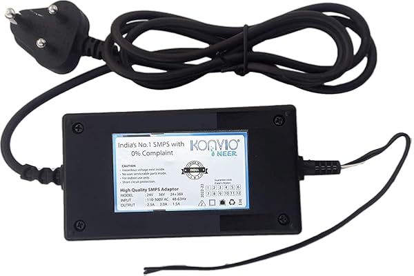 Konvio Neer RO Adapter Spectra SMPS/Power Supply only Domestic RO Water Filters and Purifiers with 1 Year Warranty (24V 2.5A)