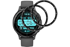 IQShield Panzer Schutz Glas für Garmin Venu 3s, HD Klar Panzer Schutzfolie, 3D Runde Kante Displayschutzfolie, Touch Sensitive, Blasenfrei, Anti-Kratzen Panzerfolie - 2 Stück
