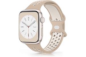 Wanme Pasek do zegarka Apple Watch 49 mm, 45 mm, 44 mm, 42 mm, 41 mm, 40 mm, 38 mm, miękki silikonowy pasek zamienny do iWatch / Apple Watch Series 9 8 7 6 5 4 3 2 1 SE Ultra