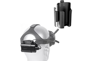 ZJRXM Soporte de batería para DJI Goggles 2/FPV Goggles V2 accesorios de batería, caja de batería, gancho trasero clip para DJI Avata Drone Goggles 2/FPV Goggles V2