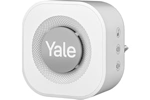Yale - Doorbell Chime [NO SUBSCRIPTION REQUIRED] Indoor Chime - Selectable Ring Tones - Plug-in Installation - EU & UK Power Modules - Accessory Compatible with Yale Smart Video Doorbell