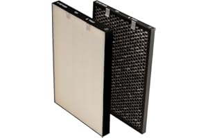 Genuine BISSELL® air320 Air Purifier Replacement HEPA Filter and Activated Carbon Filter Pack (3314), Black