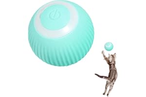Mgichoom Balles interactives pour Chat - Interactives et automatiques - USB à 360 ° - Stimulation de l'instinct de Chasse