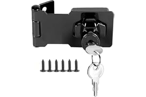 ZiYuya Cerradura de cerrojo con llaves, cerradura de cobertizo, pestillo de puerta, cerradura de cajón, cerradura de armario, cerradura giratoria, cerrojo con llave, pestillo de armario, cerradura de