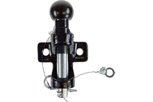 GENUINE BLACK 50MM BALL AND PIN COUPLING HITCH ALL VEHICLES MP87 MAYPOLE