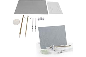 MUMISUTO Water Doodle Mat Tavolo da disegno Acqua trasparente Scrittura PP Piastra inferiore riutilizzabile Supporto pieghevole Buddha Meditation Art Board per l'apprendimento