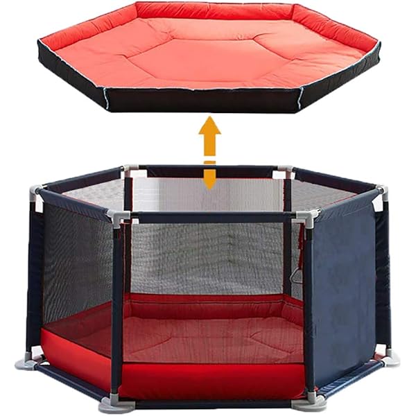 Materassino Per Box Roba Style Esagonale - Verde Con Imbottitura Morbida - Foto 7