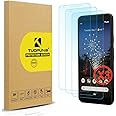Tuopuna [3 confezioni per Google Pixel 3A XL, pellicola protettiva in vetro temperato durezza 9H (mezza copertura) per Pixel 