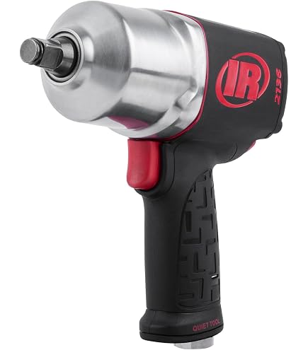 Clé à Chocs Ingersoll-Rand 2115QXPA - 3/8" - 542 Nm - 15 000 Tr/min - Technologie Silencieuse - Outil Professionnel Garage