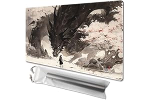 TCGMAT MTG Spielmatte, Größe 61 x 35,6 cm, kostenlose Aufbewahrungstaschen, rutschfeste Unterseite, ideal für Kartenspiel-Enthusiasten, TCG-Spielmatte, Mauspad, Shadow Dragon (kein Deck)