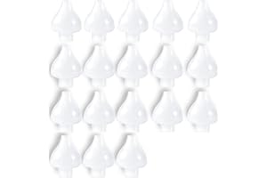 BABYWNOSS Lot de 18 - embout seringue nasale bebe - embout mouche bebe (Blanc)