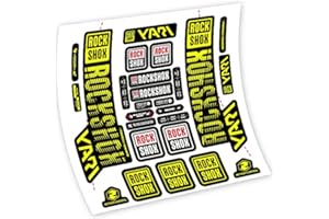 VINILOSBICI Pegatinas en Vinilo Adhesivo Compatible Horquilla Rock Shox Yari 2018