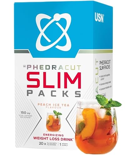 SLIM WEEK DRINK ダークモカ 20袋 USN Phedra Cut Mango Orange Energizing Weight Loss Drink 20