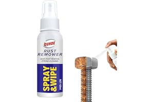 BAVOKON 120 Ml Rust Remover Professional Multipurpose Rust Lubricant Rust Cleaning Spray,Dérouillant Spray De Métal Polyvalente Peinture En Chrome Entretien De Voiture Nettoyage Outil Renouvelé Anti-Rouille