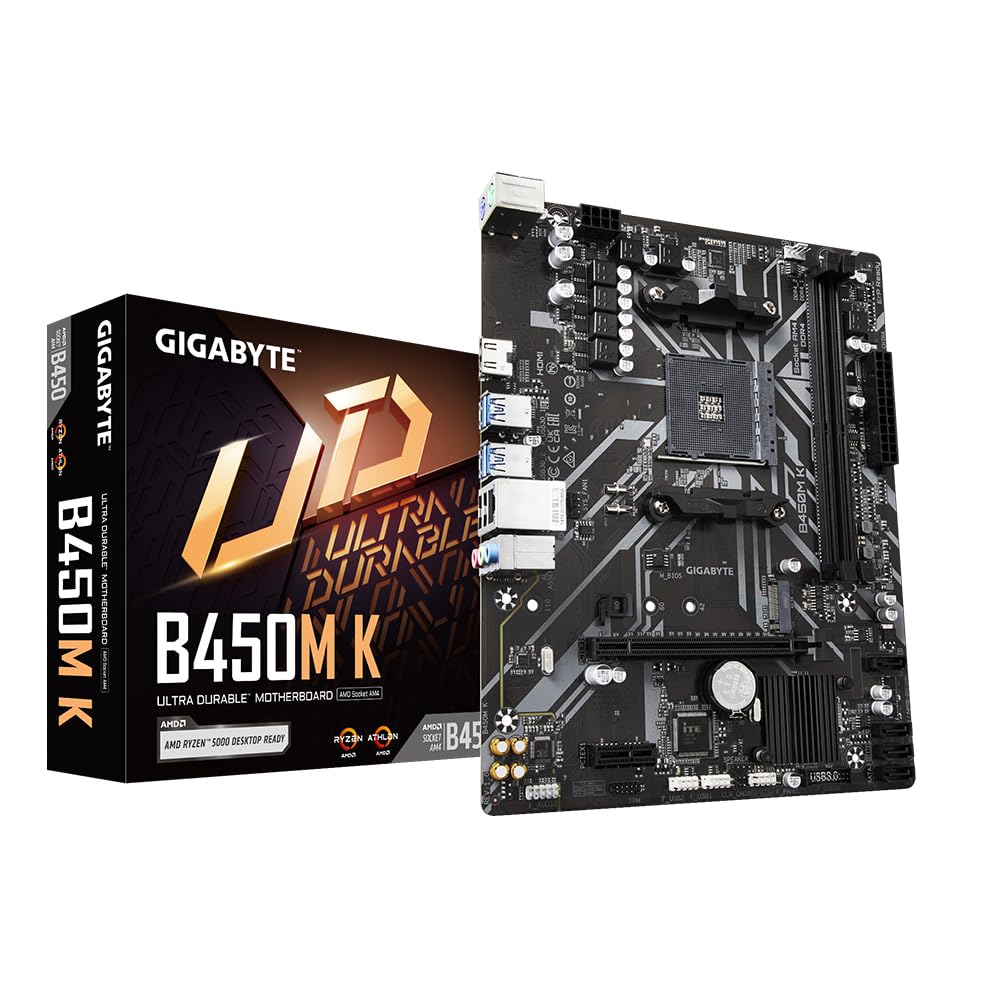 Gigabyte MB GBT AMD AM4 B450M K