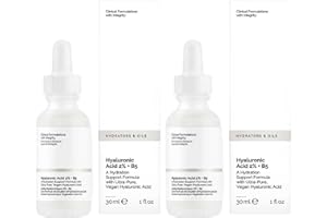 SBYHBHYDS 2 Stück 𝐓𝐡e 𝐎𝐫dinary Hyaluronic Aicd 2%+B5 (30ml),Feuchtigkeitsspendende Anti Aging Essenz,Bundle Face Care Augen Set