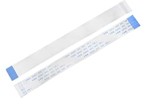 sourcing map Cable Flexible Plano, FPC FFC 30 Pines 0,5mm Paso 150mm L, Cable de Cinta Flexible para Televisor LCD Audio de Automóvil Reproductor de DVD Laptop, 10 Piezas (Tipo B)