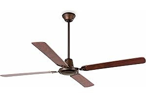 FARO BARCELONA Faro 33111 Ventilatore a Pale Malvinas senza Luce, Mogano/Mogano Rosso