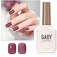 GAOY Jelly Purple Gel Nail Polish, 16ml Sheer Natural Translucent Soak Off Gel Polish, UV Light Cure for Nail Art DIY, 2085 Crystal Purple