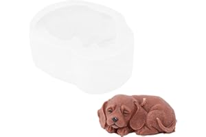 JS MOLD Silicone Mould Animals 3D, Cat Shape Silicone Soap Mould, Animal Casting Moulds Silicone, Dog Candle Silicone Mould, Epoxy Resin Moulds for Cakes, Soaps, Fondant Cake Decoration Mould (1#)