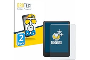 BROTECT Protector Pantalla Anti-Reflejos para Amazon Kindle Paperwhite 2024 (12. Gen.) (2 Unidades) Película Mate Anti-Huellas