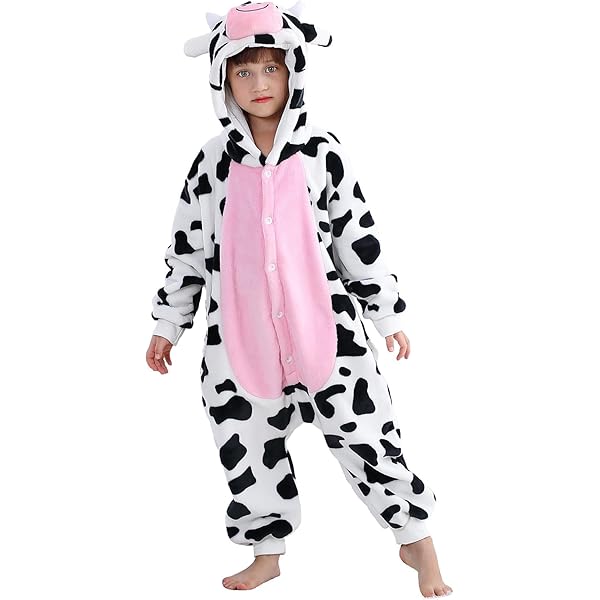 Keuyeo Schattige Capibara Pyjamas Winter Koraal Fleece Nachtjapon Warm met Oranje Clips Nachtkleding