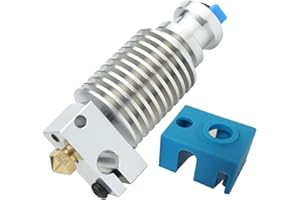 HOCENWAY V6 głowica J, wszystkie metalowe końcówki Hotend, tytan, miedź, bimetalowa, mosiężna dysza 0,4 mm, kompatybilna z drukarkami Voron 2.4 lub Trident Prusa i3 MK3 MK3S MK2S 3D