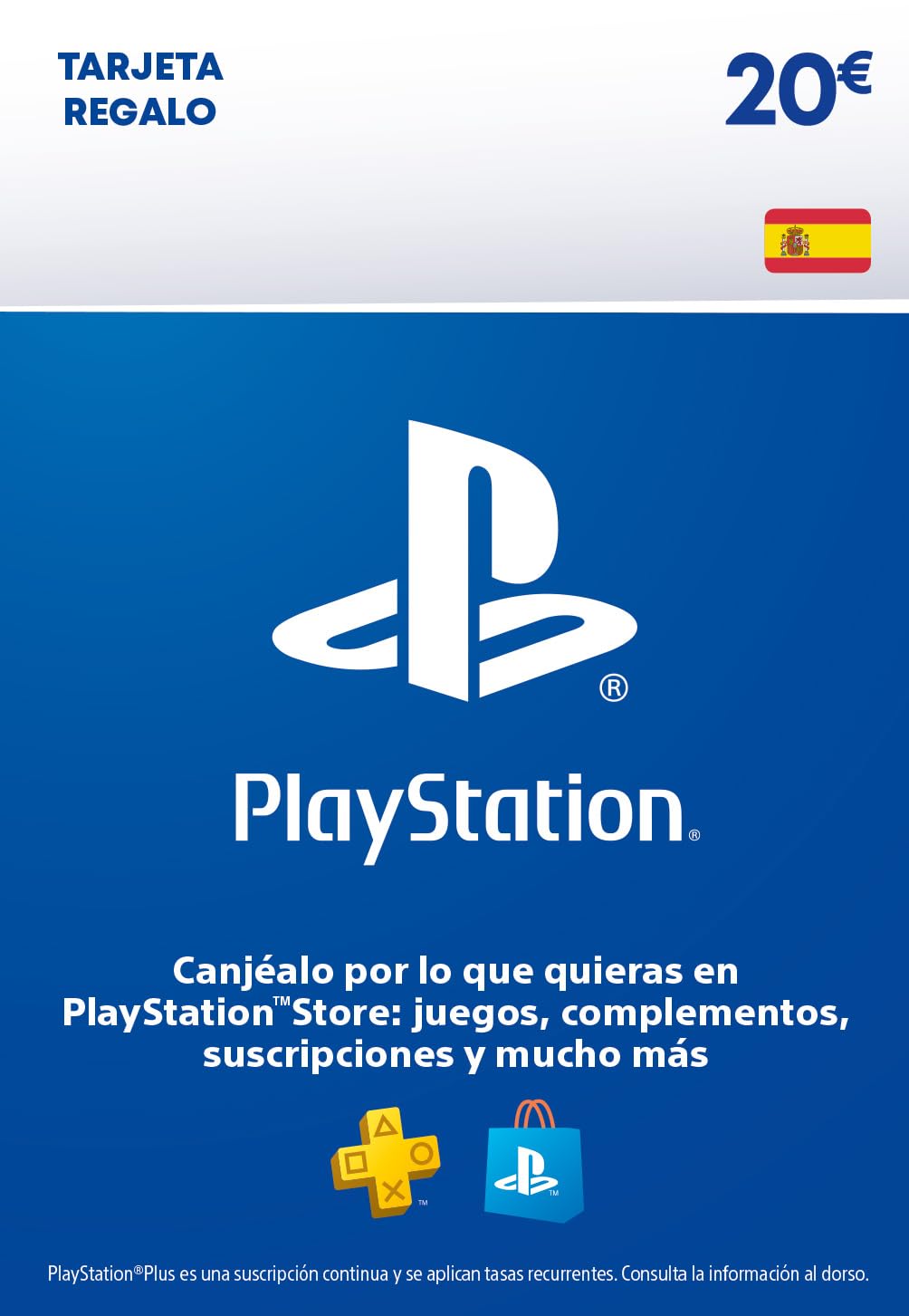 20€ PlayStation Store Tarjeta Regalo | Cuenta española [Código por correo]