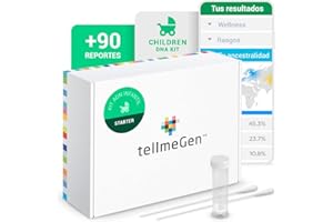 Test ADN Infantil Starter tellmeGen (Orígenes - Rasgos - Wellness) Lo que el ADN dice de tus hijos