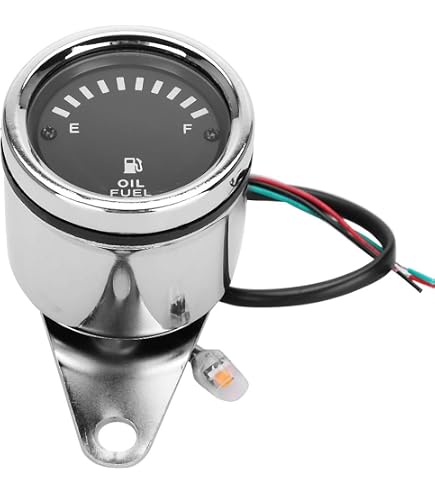 Indicatore Livello Carburante Per Moto 2 Pollici - Quadrante LED, Facile Installazione