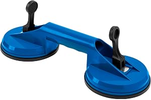 Högert Technik – Heavy Duty sugkraft – dubbel sugkopp 80 kg 120 mm – extra starka sugkoppar – sugkoppen används vid transport