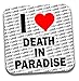 Produktbild I love DEATH IN PARADISE Getränke Untersetzer - Geschenk - Geburtstag - Weihnachten - Strumpffüller