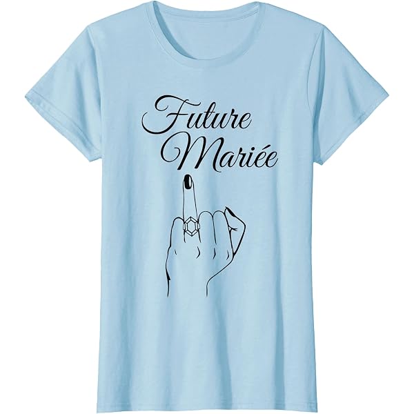 Tee Shirt Femme Col V Stella EVOKER équipe de la mariée cadeau mariage