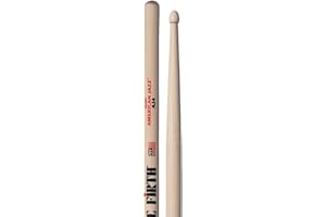 Vic FIrth - Baquetas de la serie American Jazz® AJ4 - Madera de nogal American - punta de madera en forma de lágrima