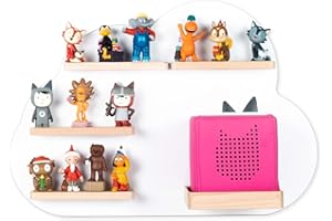 ‎BOARTI BOARTI das Original Kinder Regal Wolke small in Weiß - geeignet für die Toniebox und ca. 25 Tonies - zum Spielen und sammeln