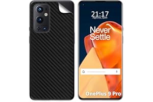 Tumundosmartphone Pegatina Vinilo Autoadhesiva Textura Carbono para OnePlus 9 Pro 5G