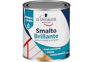 Lo Specialista Mistercolor SMALTO ACQUA BRILLANTE, 0,5L, MARRONE
