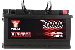 YUASA Batterie 80, Ah 760, A/EN YBX3110 L 317mm B 175mm H 175mm