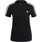 adidas Essentials Slim 3-Stripes T-Shirt Women's Sports T-Shirt (Pack of 1)